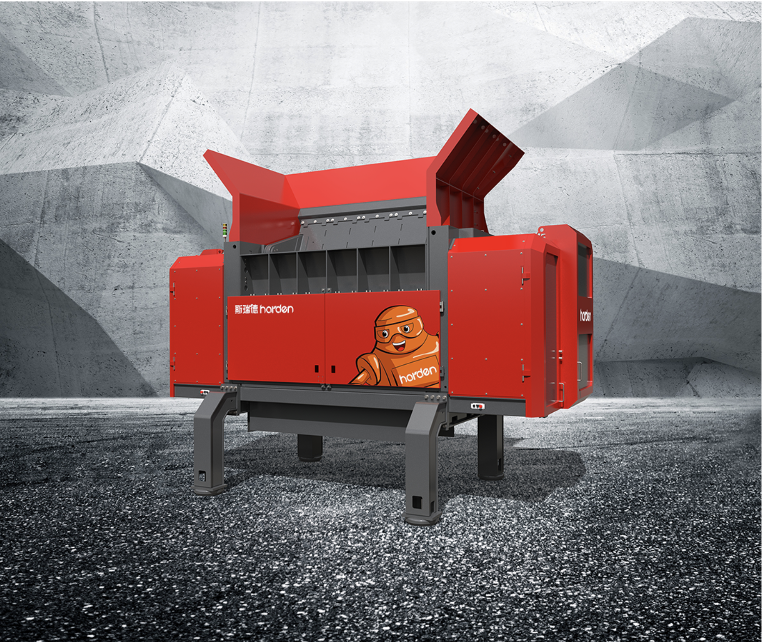 Trailblazing Innovation: Harden Machinery Launches China’s First Certified One-Step Single-Shaft Shredder