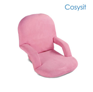 Cosysit 스웨이드 접이식 안락 의자 (팔걸이 포함)