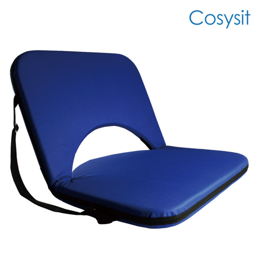 Cosysit Multi-angle Hiking foam cuadrado legless silla de piso de playa, tela Camo