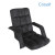 Cómoda silla de suelo plegable acolchada ajustable con respaldo y reposabrazos