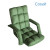 كرسي قابل للطي مبطن قابل للتعديل مع دعم الظهر ومسند الذراع