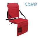 Cosysit stadium folding chair with side pocket
