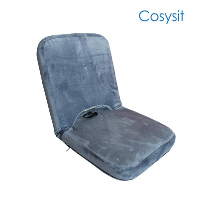 Cosysit yoga folding floorchair with stripe pattern