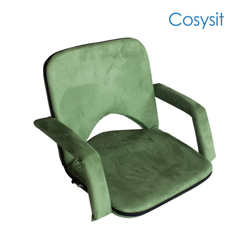 Cosyit colorful apoyabrazos plegable silla de piso
