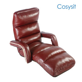 Cosysit 빈티지 고급 가죽 소파 안락 의자 라운지 의자