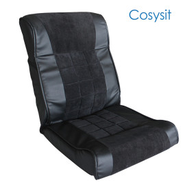 Cosysit PU leather&corduroy fabric floor sofa chair