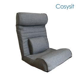 Silla de meditación de sofá perezoso legless plegable silla de estilo japonés con soporte de cintura