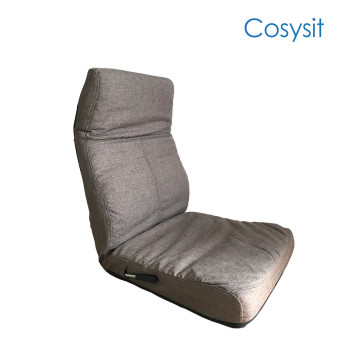 Cosysit indoor floor chair with adjustable back