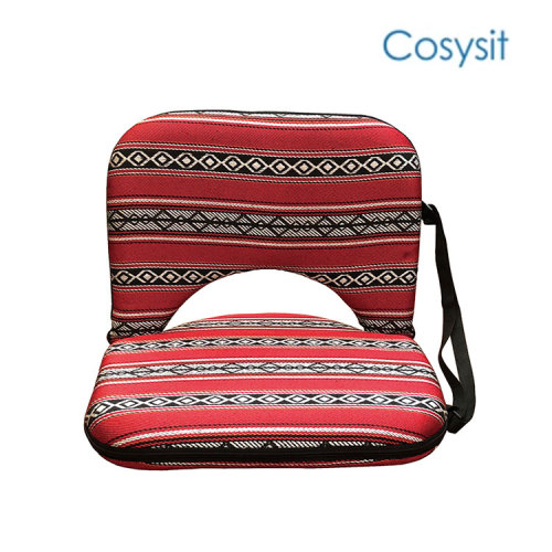 CosySit saudi fabric folding floor meditation chairs with back support
