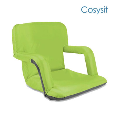 Cosysit portable reclining folding floor chair with armrest