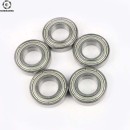 SUNBEARING Rodamiento rígido de bolas 6901 ZZ 2RS Plata 12 * 24 * 6 mm Acero al cromo GCR15