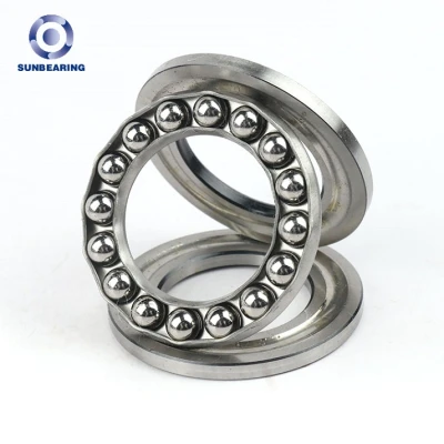 SUNBEARING Упорный шарикоподшипник 51106 Серебро 30 * 47 * 11 мм Хромированная сталь GCR15