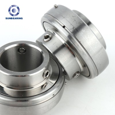 SUNBEARING Pillow Block Bearing UC207 Silver 35*72*42.9mm Stainless Steel GCR15