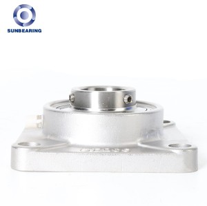 SUCF206 4 Bolts Stainless Steel Flange Bearing with Insert Ball Bearing SUNBEARING
