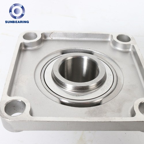 SUCF206 4 Bolts Stainless Steel Flange Bearing with Insert Ball Bearing SUNBEARING