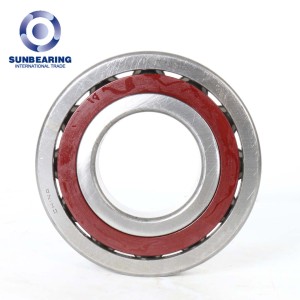 SUNBEARING Angular Contact Ball Bearing 7314C Red and Silver 70*150*35mm Chrome Steel GCR15