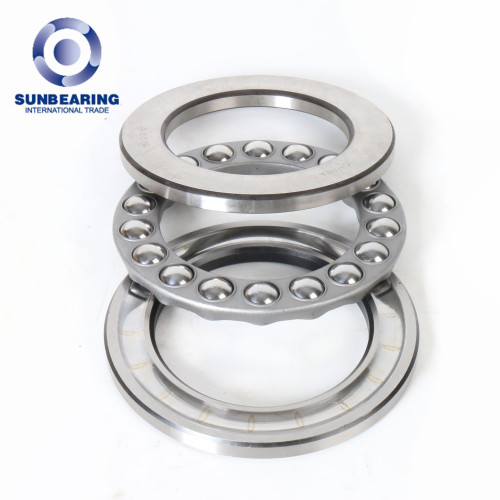 SUNBEARING Thrust Ball Bearing 51220 Silver 100*150*38mm Chrome Steel GCR15