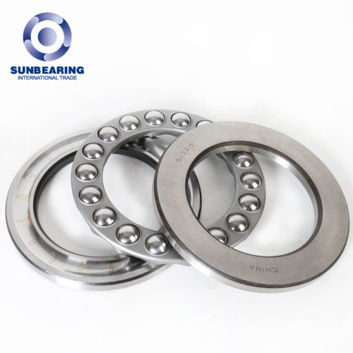 SUNBEARING Thrust Ball Bearing 51220 Silver 100*150*38mm Chrome Steel GCR15