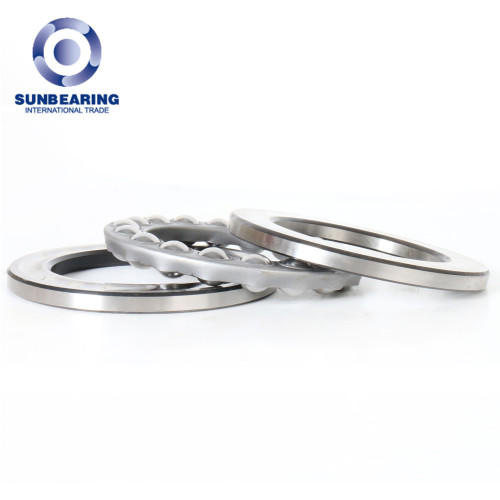 SUNBEARING Thrust Ball Bearing 51220 Silver 100*150*38mm Chrome Steel GCR15