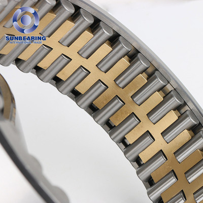 SUNBEARING Cylindrical Roller Bearing FC182870 Yellow and Silver 90*140*70mm Chrome Steel GCR15