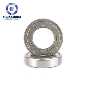 SUNBEARING Радиальный шарикоподшипник 6209 ZZ Silver 45 * 85 * 19 мм Хромированная сталь GCR15