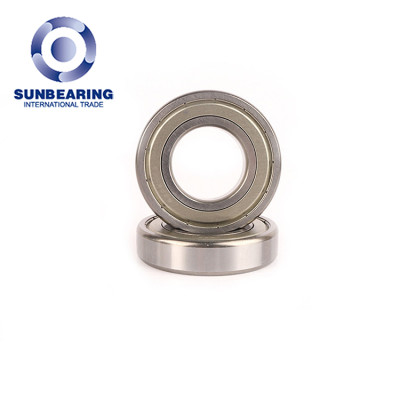 SUNBEARING Bearing Deep Groove Ball Bearing 6208 Silver 40*80*18mm Chrome Steel GCR15