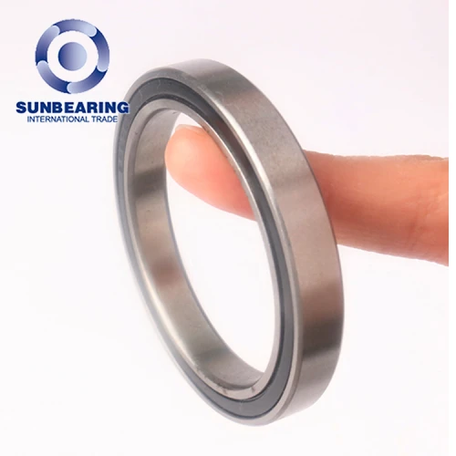 SUNBEARING Радиальный шарикоподшипник 6807 RS Черный 35 * 47 * 7 мм Хромированная сталь GCR15