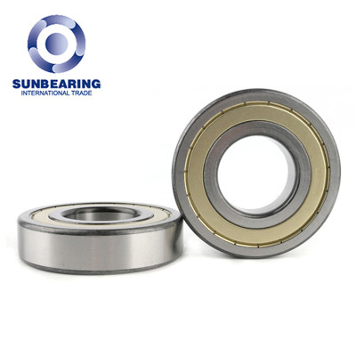 SUNBEARING 6310 Deep Groove Ball Bearing Yellow and Silver 50*110*27mm Chrome Steel GCR15