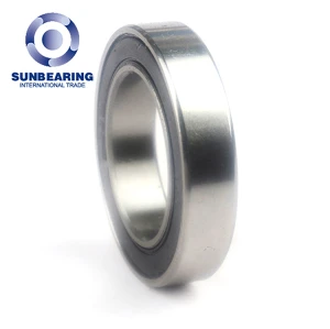 SUNBEARING Радиальный шарикоподшипник 6801 Серебро и черный 12 * 21 * 5 мм Хромированная сталь GCR15
