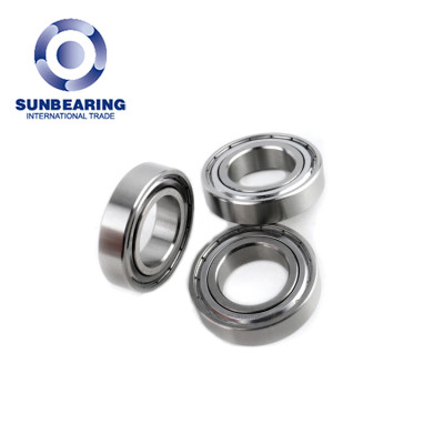 SUNBEARING Deep Groove Ball Bearing 6006 ZZ C3 Z3V3 Silver 30*55*13mm Chrome Steel GCR15