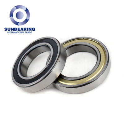 SUNBEARING Deep Groove Ball Bearing 6012 Silver 60*95*18mm Chrome Steel GCR15
