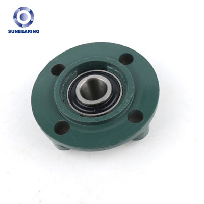 SUNBEARING Pillow block bearing UCFC204 Dark Green 20*50*10mm Chrome Steel GCR15