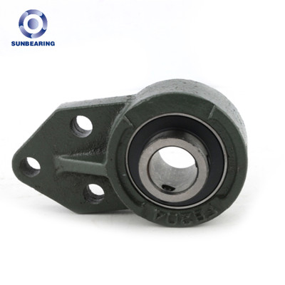 SUNBEARING Pillow Block Bearing UCFB204 Dark Green 20*62*32mm Chrome Steel GCR15