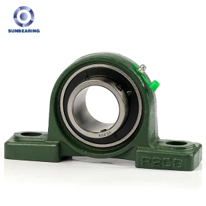Bloque de almohada SUNBEARING UCP207 verde 35 * 47.6 * 167 mm cromo acero GCR15