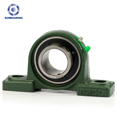 SUNBEARING Pillow Block Bearing UCP207 Green 35*47.6*167mm Chrome Steel GCR15