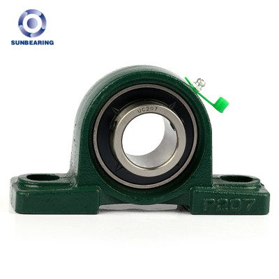 SUNBEARING Pillow Block Bearing UCP210 Green 50*57.2*200mm Chrome Steel GCR15