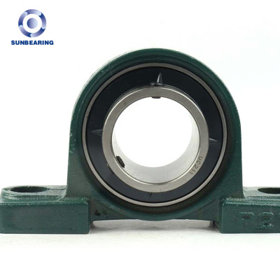 SUNBEARING Pillow Block Bearing UCP211 Green 55*63.5*219mm Cast Iron