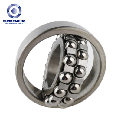 SUNBEARING Self-Aligning Ball Bearing 1213K Silver 65*120*23mm Stainless Steel