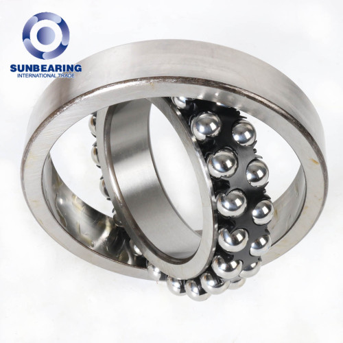 SUNBEARING Self-aligning Ball Bearing 1316 Silver 80*170*39mm Chrome Steel GCR15