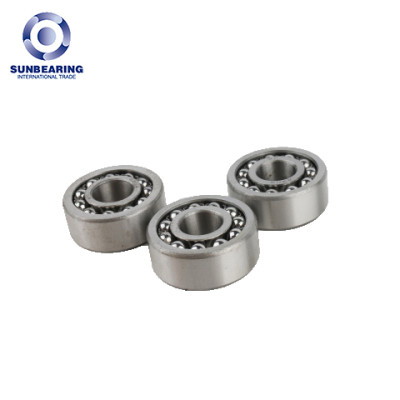 SUNBEARING 2304 Self-Aligning Ball Bearing Silver 20*52*21mm Chrome Steel GCR15