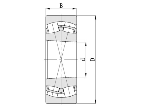 spherical roller bearing drawing