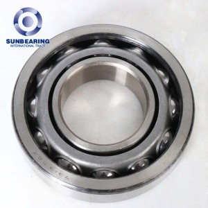 Rodamiento de bolas de contacto angular SUNBEARING 7211AC plata 55 * 100 * 21 mm acero cromado GCR15