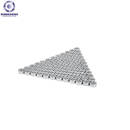SUNBEARING Rodamiento rígido de bolas 698 Plata 8 * 19 * 6 mm Acero inoxidable GCR15