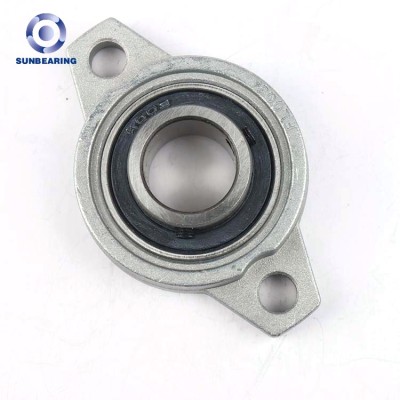 UFL003 Aluminum 2 Bolt Oval Bearing with Lock Collar 17*71*46mm SUNBEARING