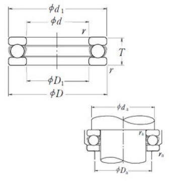 thrust ball bearing drawing