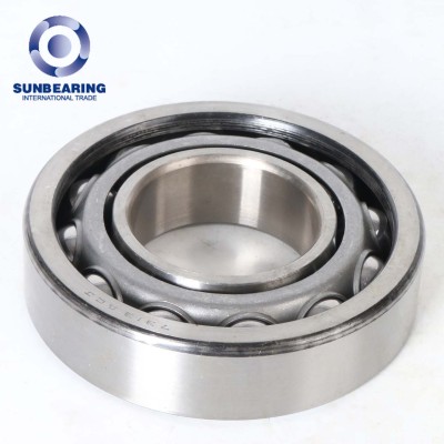 SUNBEARING 7203C Angular Contact Ball Bearing Silver 17*40*12mm Chrome Steel GCR15
