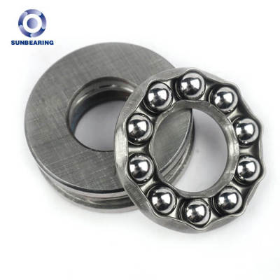 SUNBEARING 51100 Thrust Ball Bearing Silver 10*24*9mm Chrome Steel GCR15