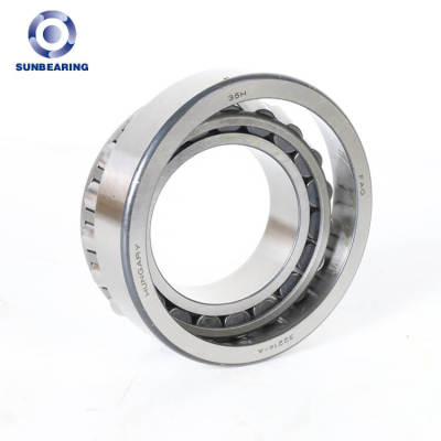 SUNBEARING 32208 Tapered Roller Bearing Silver 40*80*25mm Chrome Steel GCR15
