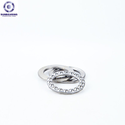 SUNBEARING 51104 Thrust Ball Bearing Silver 20*35*10mm Chrome Steel GCR15