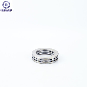 SUNBEARING 51110 Thrust Ball Bearing Silver 50*70*14mm Chrome Steel GCR15